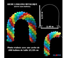 Arche à ballons métallique (sans ballons)