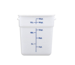 Conteneur blanc 17,2L - Polyéthylène