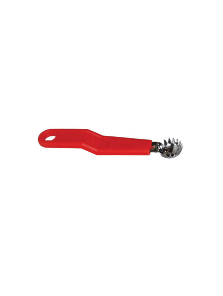 Tomato stemmer with red handle