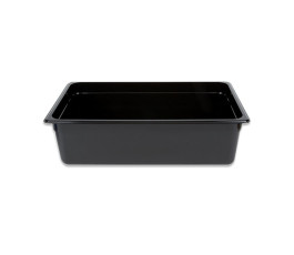 Bac alimentaire noir - GN 1/1 - Profondeur 150 mm - 20 L
