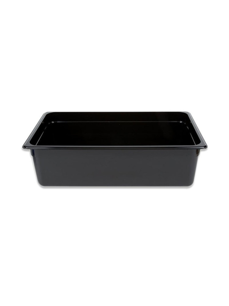 Bac GN 1/1, noir, profondeur 150 mm, 20 L, Cambro | Vue principale