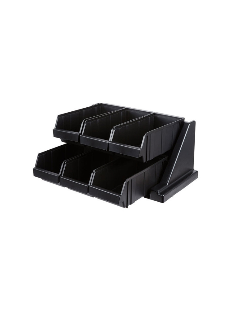 Station Versa pour 6 bacs à condiments (inclus) - Cambro | Vue principale