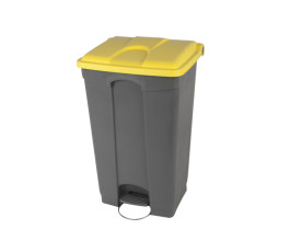 90L Grey Step Bin