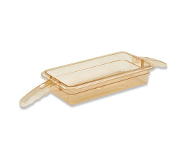 High temperature 1/3 Gastronom Food Pan with handles, 65mm deep