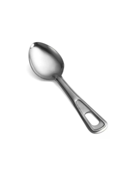 Standard stainless steel serving spoon - length 27.9 cm