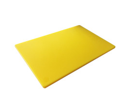 Yellow cutting board without channel 45.5 x 30.5 cm