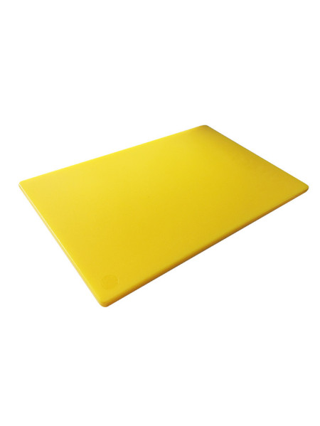 Yellow cutting board without channel 45.5 x 30.5 cm