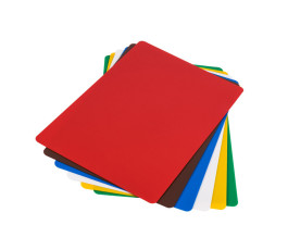 Lot de 6 planches à découper flexibles - 6 coloris - 45.5*30.5*0.14 cm