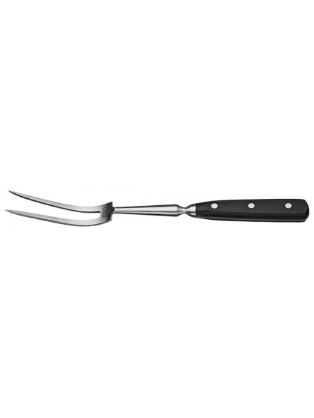 Forged steel cooking fork - 36 cm