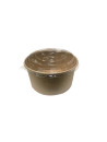 300 disposable round bowls 1000 ml with lid - diameter 150 mm