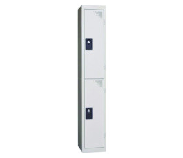 Monobloc Multicases Locker - 1 column 2 compartments