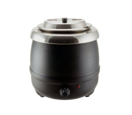 Black soup pot 475W - 8/10L