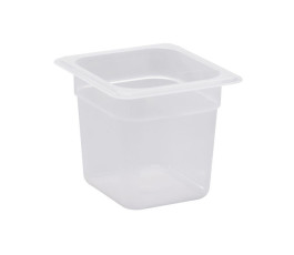 Bac polypropylène CAMBRO - GN 1/6 - Profondeur 150 mm - 2.3 L