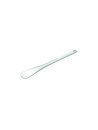 High temperature polyglass straight spatula - 25 cm - Round end