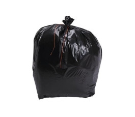 Black trash bag 240L 20µ - Box of 200 (8 rolls of 25)