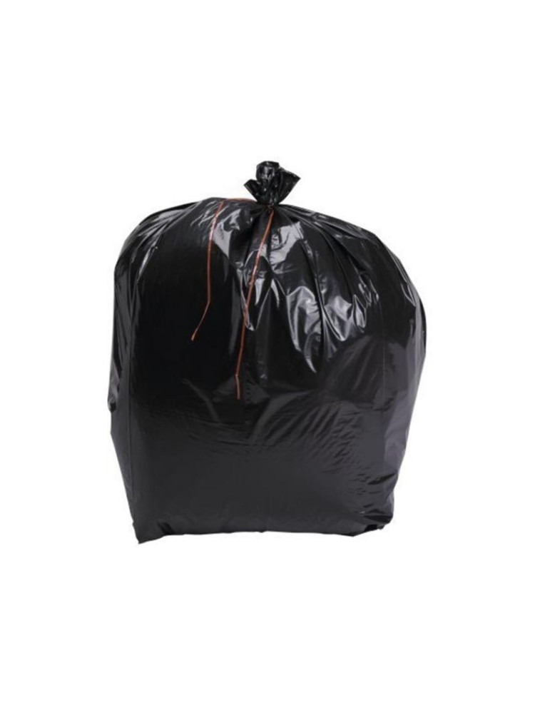 Black trash bag 240L 20µ - Box of 200 (8 rolls of 25)