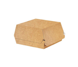 Boite burger carrée beige 14*14 cm Solia (50 pièces)