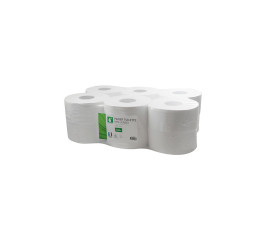 12 rolls of white cellulose wadding toilet paper 34 x 8.30 cm