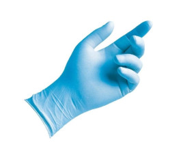 Box of 100 powder-free blue M nitrile gloves