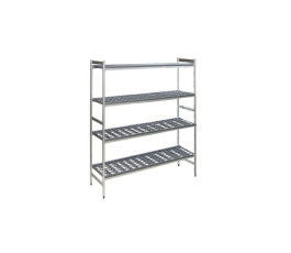 Shelving with shelves 4 levels depth 460 mm - Length 1489 mm