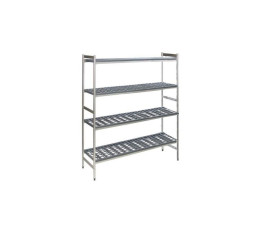 Shelving with shelves 4 levels depth 460 mm - Length 1729 mm