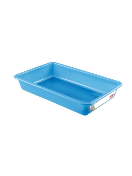 Bac plat 8 L HACCP - Bleu - 48.50 x 33.50 x 7.5 cm