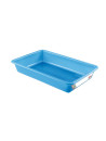 Bac plat 8 L HACCP - Bleu - 48.50 x 33.50 x 7.5 cm