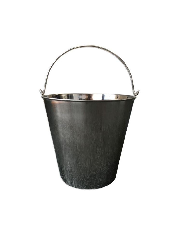Bucket, stainless steel 18/10, 15 liter, Ø270xH290mm
