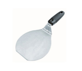 Spatule pizza manche court, inox 304 - Dimensions 16,5 x 17 x 5 cm