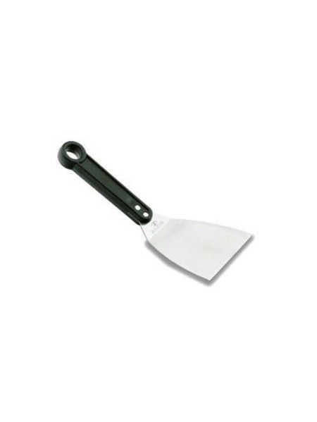 Spatule m/solide en inox manche noir - 10*11.5cm Spatule m/solide en inox manche noir - 10*11.5cm