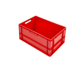 PE defroze pan - 60*40*32 with handle- Red