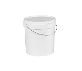 Large volume bucket 20.7 L - Without lid. White colour