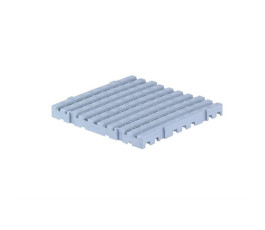 Caillebotis anti-dérapant - gris - PEHD - 50*50*5 cm
