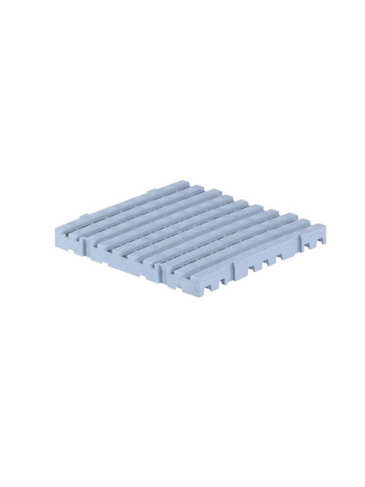 Caillebotis anti-dérapant - gris - PEHD - 50*50*5 cm