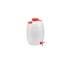 Baril pour liquides alimentaires - 25 L - Avec robinet