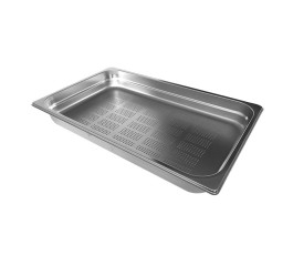Perforated stainless steel GN 1/1 Food Pan, 65mm