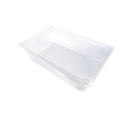 Bac tritan GN 1/1 150 mm Mori 2A, empilable, transparence, résistance thermique, entretien facile.