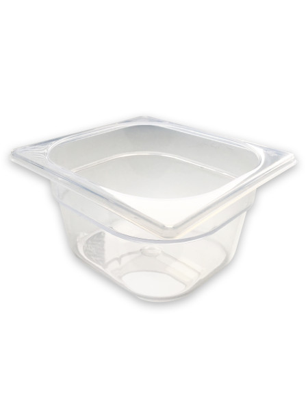 Tritan 1/6 Gastronorm Food Pan, 100mm Deep, 1.6 L