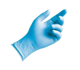 Boîte de 100 gants nitrile bleu S non poudré