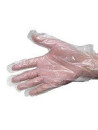 Gants salade x 100 - Polyéthylène gaufré - Transparents - Ambidextres