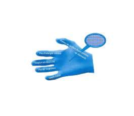 Large size powder-free PEVA gloves - Box of 100 pieces