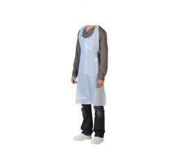 Disposable white aprons pack 1 x 100