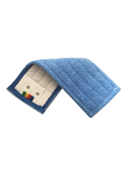 Microfiber Blue Headband With Pockets, Tabs And Eyelets