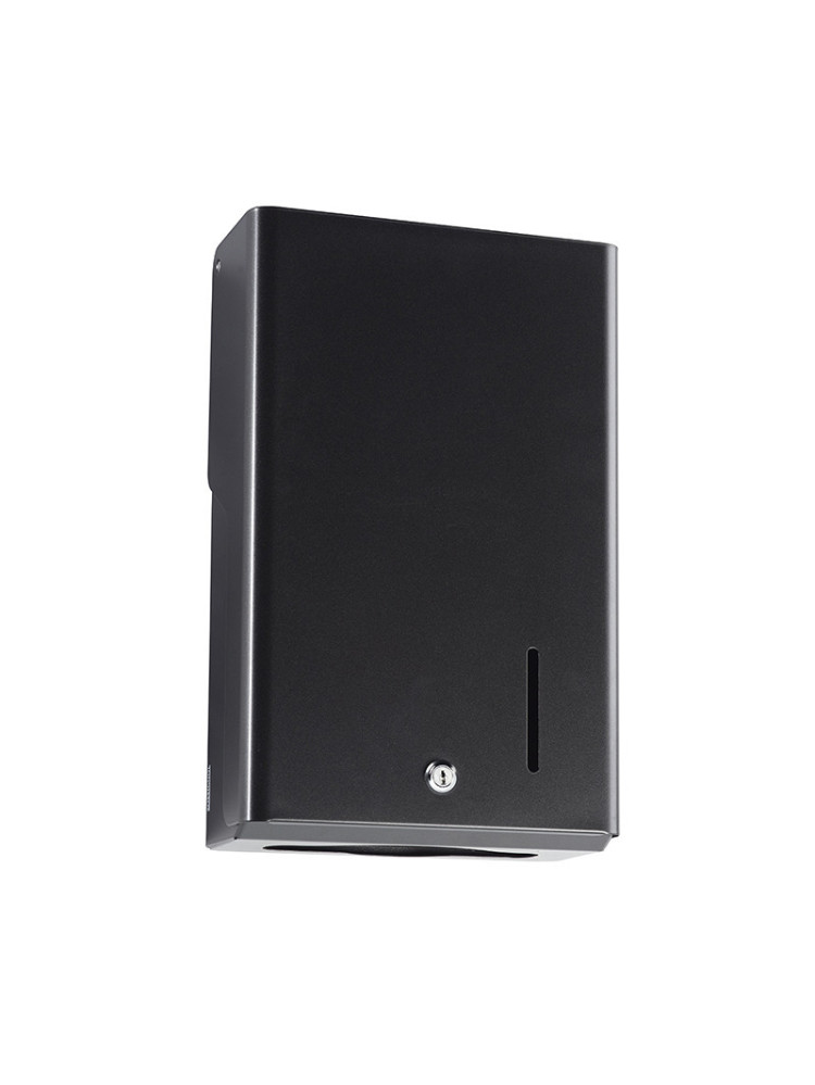 Distributeur d'essuie-mains - 400 feuilles - Couleur noir
