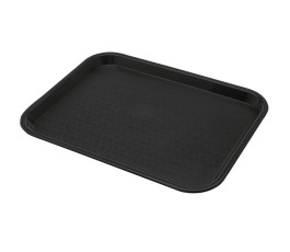 Polypropylene tray 25.4 x 35.6 cm - Black color