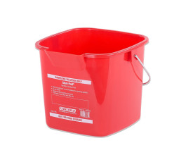 Red Sanitation bucket, 3 L