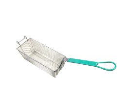 Panier friteuse Frymaster, Pitco, Henny, poignée verte, panier 33.5*15*14 cm