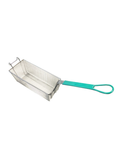 Panier friteuse Frymaster, Pitco, Henny, poignée verte, panier 33.5*15*14 cm