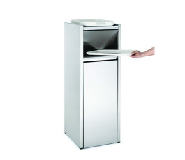 Stainless steel snack bin - 110L