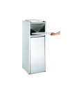 Stainless steel snack bin - 110L